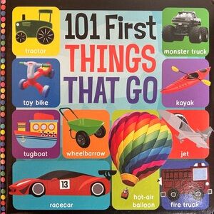 BUNDLE & SAVE 🚜 101 First Things That Go Board Book